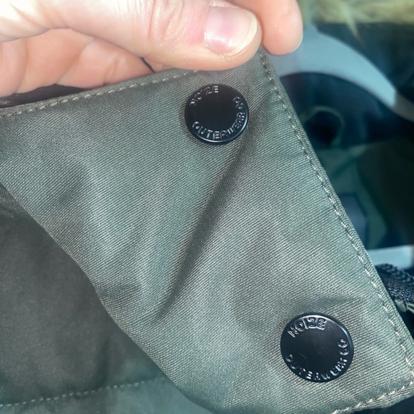 NOIZE ADDIE PARKA GREEN VEGAN RECYCLED PLASTIC FILL - EXCELLENT CONDITION XL - Picture 6 of 16